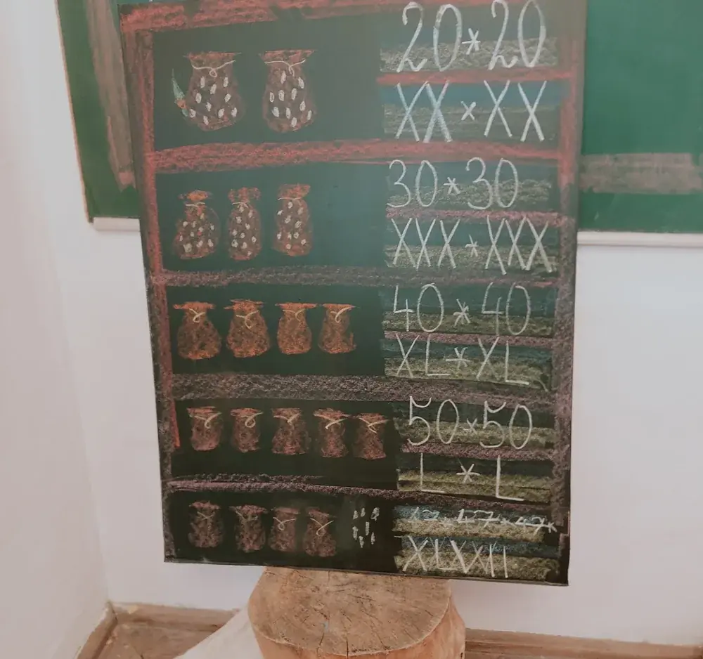 Tablica szkolna z zapisaną tabliczką mnożenia, symbolizująca formalną podstawę programową realizowaną w edukacji domowej